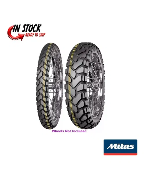 New Mitas ENDURO TRAIL+ (E-07+) DAKAR 120/70B19 & 170/60B17 Adventure Tires