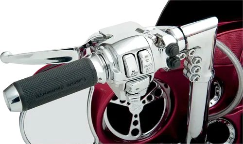 DRAG SPECIALTIES Handlebar Switch Housing Kit - Left - Radio - Chrome H07-0687A