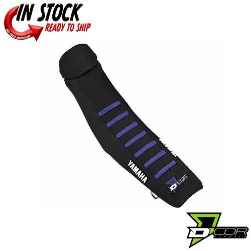 D'COR Seat Cover Black/Blue Yamaha YZ250F 2019-23 YZ450F 2018-22 NEW