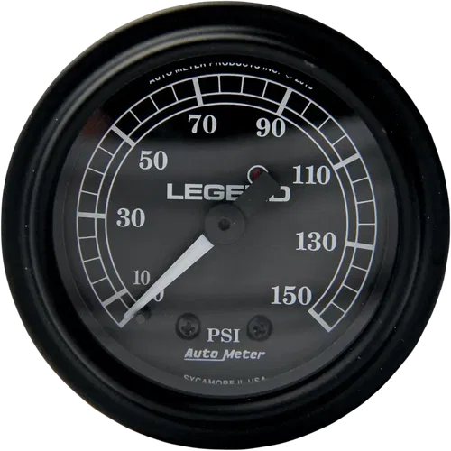 LEGEND SUSPENSION Fairing Mounted LED Backlit PSI Gauges - Black 2212-0484