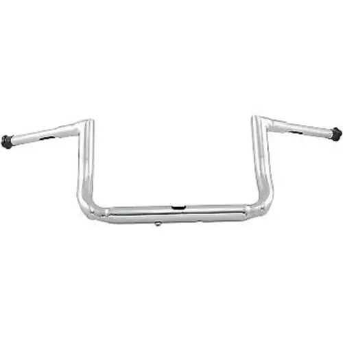 LA Choppers 10" Chrome 1-1/2" Grande Twin Peaks Touring Handlebars for Harley