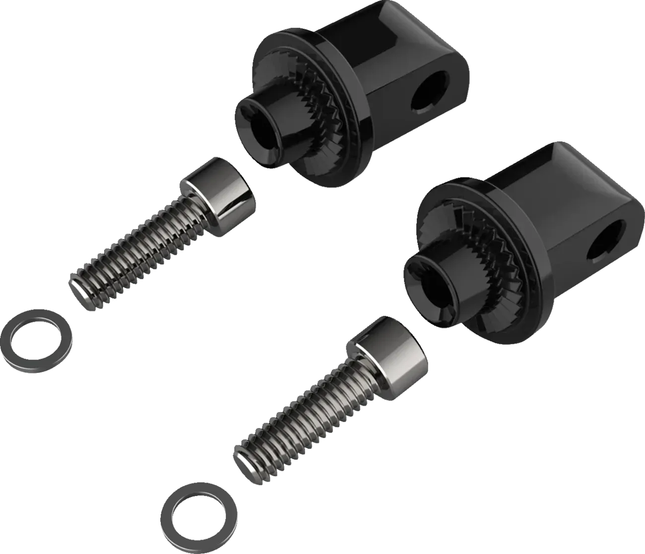 CIRO Peg Adapter - Passenger - Black - Fits Indian 60021