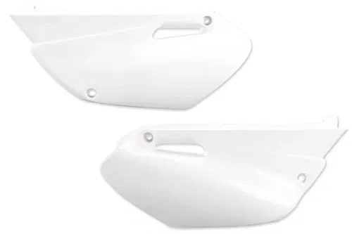 UFO White Side Number Plates forYAmaha 2002-2014 YZ85  YA03856-046
