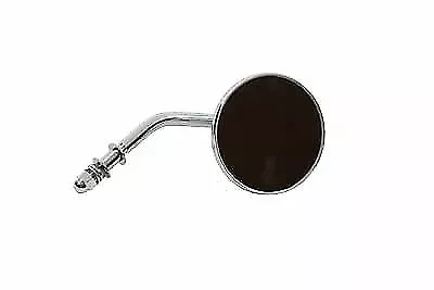 Chrome 3  Round Mini Mirror with Stock Stem for Harley Davidson by V-Twin