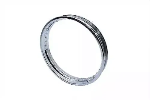 18 inch X 2.15 inch Rolled Edge Rim Chrome fits Harley Davidson 52-0208