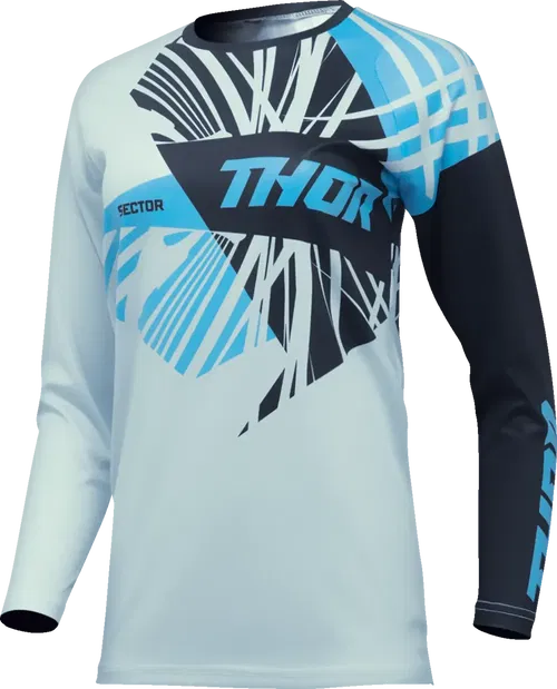 THOR Fits Women's sector split Jersey - starlight Blue/Black - Xs 2911-0288
