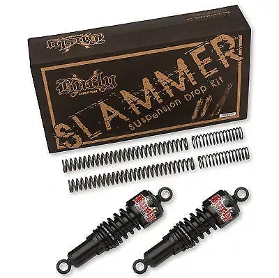 Burly Brand Black Slammer Suspension Drop Kit For Harley-Davidson FXD 06-17