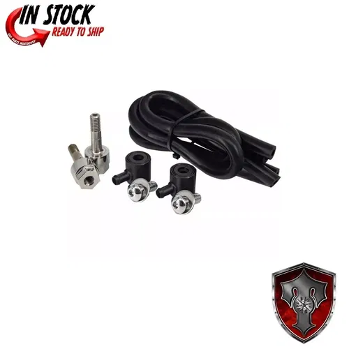 Trask Performance Assault Breather Kit for Twin Cam - Black 1012-0255