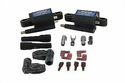 Dyna Mini Coil Set 0.5 Ohms Single Output Towers for Harley Davidson by V-Twin