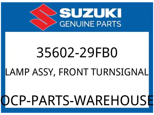 Suzuki OEM Part 35602-29FB0 LAMP ASSY, FRONT TURNSIGNAL LH