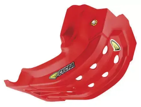 Cycra Motorcycle Full Armor Skid Plate Red 1CYC-6231-32