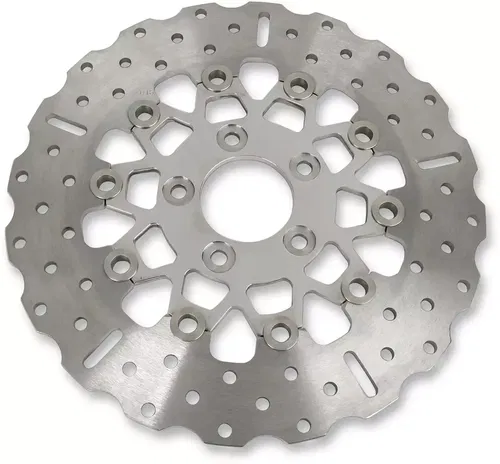 EBC Brake Rotors for Big Twin Models RSD018C 10-Button Rear-Wide Band Contoured