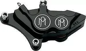 Performance Machine Contrast 11.5" Front 4 Piston Caliper Right Harley EVO Black