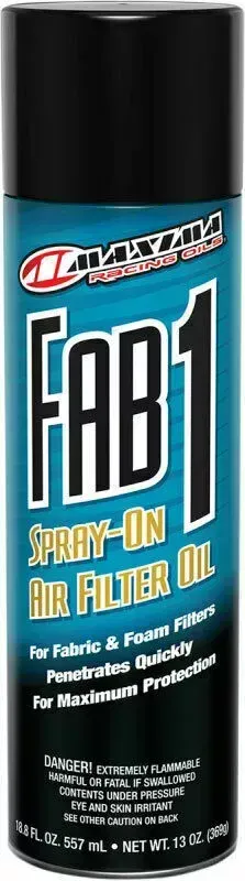 Maxima Racing Oil FAB-1 Foam & Fabric Motorcycle Air Filter Cleaner | 13 oz