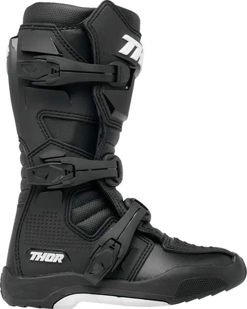 THOR Youth Blitz Fits XR Boots - Black/White - Size 5 3411-0728