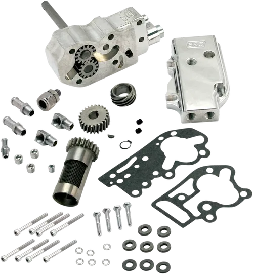 S&amp;S CYCLE Oil Pump With Gears - Fits Universal Cover - Big Twin 31-6295