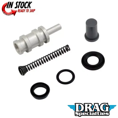Drag Specialties Front Master Cylinder Rebuild Kit 11/16" Dual Disc For Harley