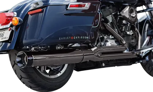 S&amp;S CYCLE Fits 2-into-1 Lava Chrome Sidewinder? Exhaust System - Race Only