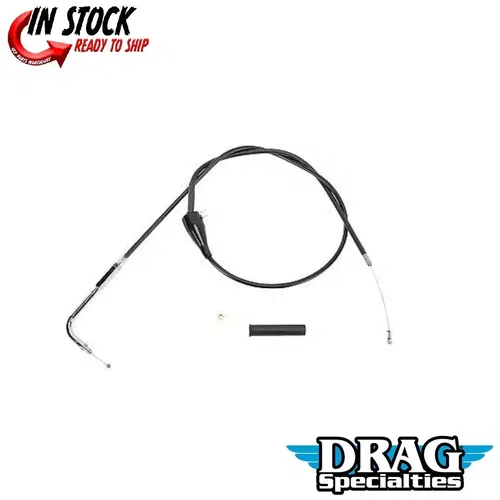 DRAG SPECIALTIES 0651-0160 Black Vinyl Idle Cable 38"