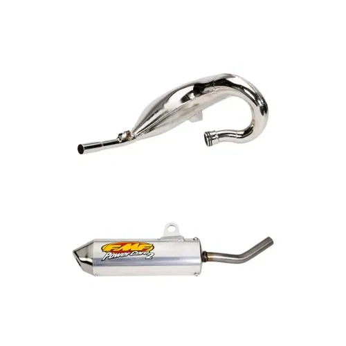 FMF GOLD FATTY EXHAUST PIPE W/ POWERCORE 2  SILENCER 2005-2007 CR85R HONDA