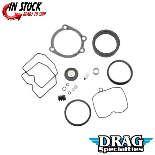 Drag Specialties Carburetor Rebuild Kit for Keihin CV Carbs Harley Models