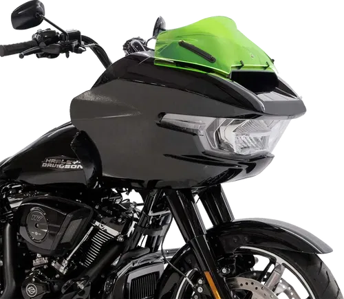 KLOCK WERKS Kolor Flare* Fits Sport Windshield - 8" - Green Ice KWW-01-0753