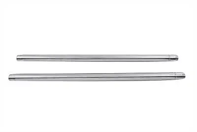 Chrome Fork Tube Set 10  Over Stock for Harley Davidson by V-Twin