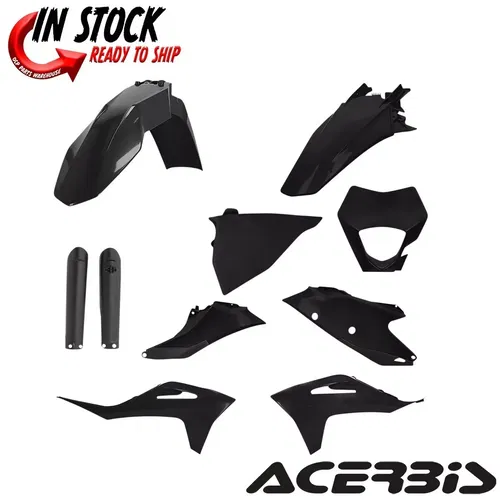 Acerbis Full Plastic Kit Black 1403-3351