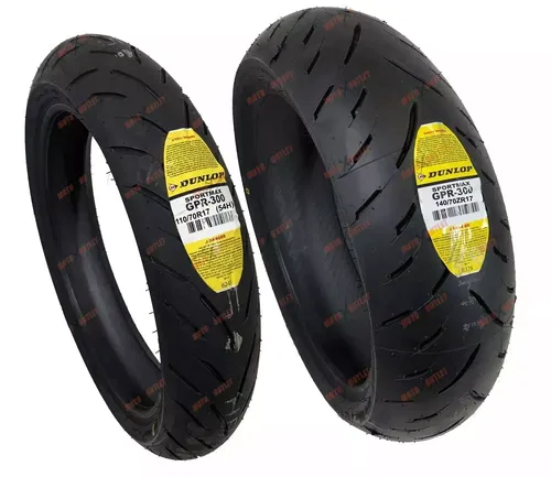 Dunlop Sportmax 110/70ZR17 140/70ZR17 Front Rear Motorcycle Tires Set GPR 300