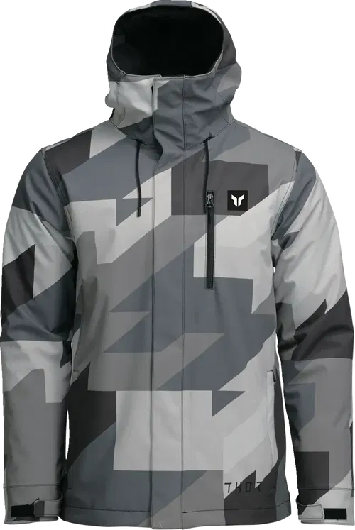 THOR Fits Brave Tour Jacket - Gray/Black Camo - Medium 2920-0862