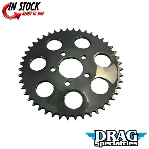 Drag Specialties 1210-1848 Black 530 Chain Conversion Rear Sprocket 48-Tooth