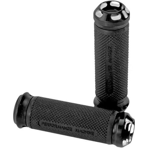 Performance Machine Elite Apex Grips 1982-2017 Harley Dual-Cable Contrast Cut