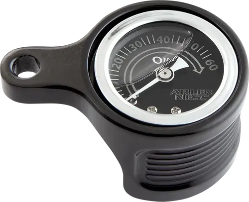 ARLEN NESS Oil Pressure Gauge Kit - Method? - Black Anodized Fits 610-101