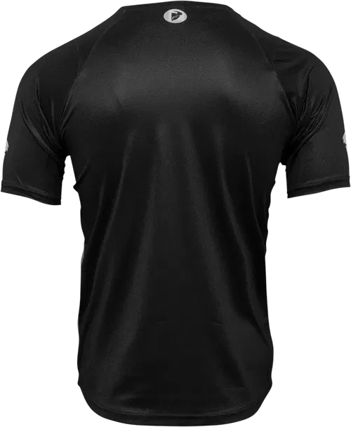 THOR Assist Shiver Short-Sleeve Jersey - Black/Gray - Large 5120-0171