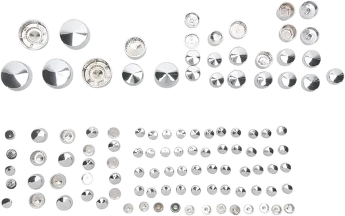 DRAG SPECIALTIES Bolt Cover Kit - Fits Deluxe/Engine - Chrome - Sportster 352100