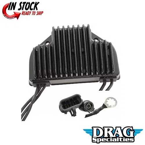 Drag Specialties 2112-0833 Black Solid-State Regulator for 02-07 V-Rod