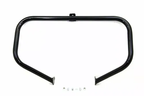 Black Front Engine Bar for Harley Davidson by V-Twin