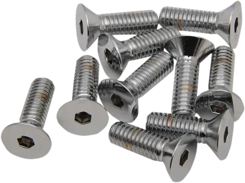 DRAG SPECIALTIES Bolts - Flat-Head - Chrome - Fits 5/16"-18 X 1-1/4" MPB580