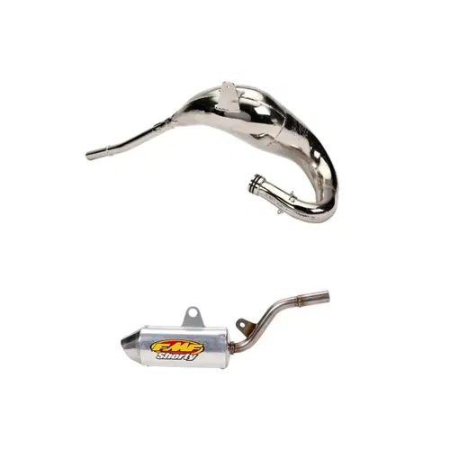 FMF GOLD SERIES EXHAUST PIPE W POWERCORE 2 SHORTY SILENCER 2002-2013 KX85