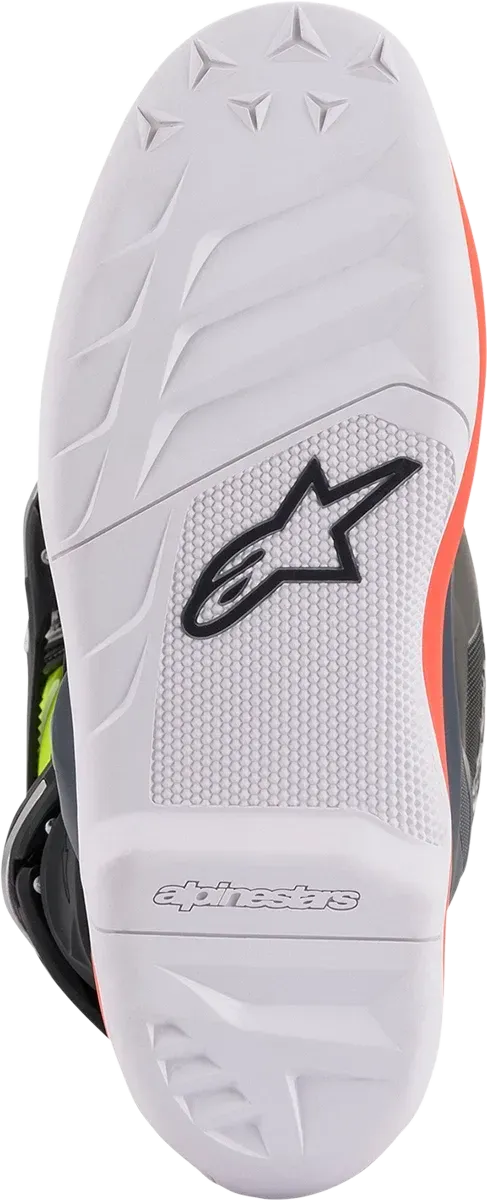 ALPINESTARS Youth Tech 7S Boots - Black/Gray/Red/White/Yellow - US Fits 2