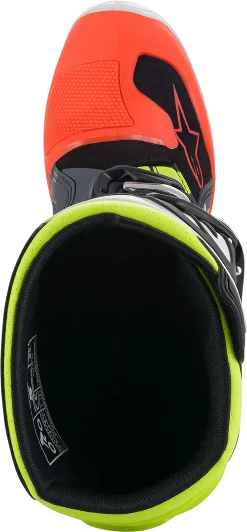 ALPINESTARS Youth Tech 7S Boots - Black/Gray/Red/White/Yellow - US Fits 2