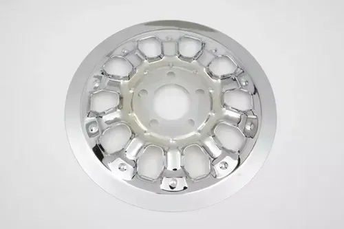 Magnum Pulley Cover 70 Tooth Chrome fits Harley Davidson 42-1046