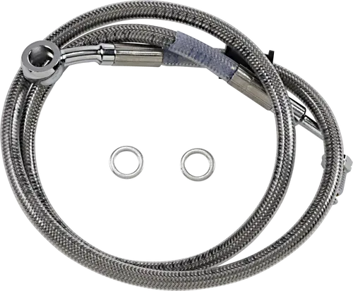 DRAG SPECIALTIES Brake Line - Fits +6" - Stainless Steel - '18-'22 Softail