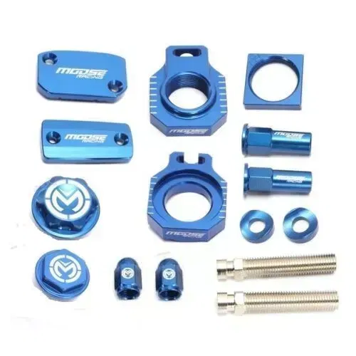 Moose Bling Pack Billet Aluminum Blue Husqvarna FE250 FE350 FE450 FE501 2017