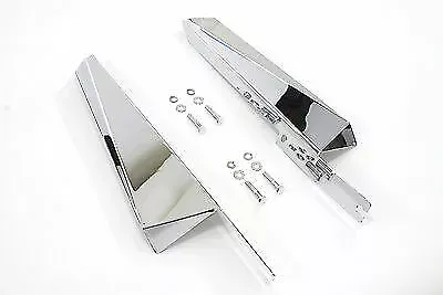 Chrome Windshield Deflector Set for Harley Davidson by V-Twin