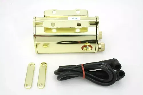 Brass Plated 6 Volt Ignition Coil for Harley Davidson by V-Twin