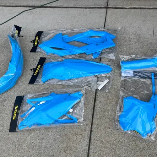 KX250F Plastics Kit Acerbis Full Kit  Blue 