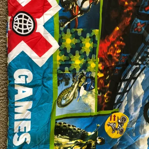 X Games Motorcycle Dirt Bike Comforter Size Full