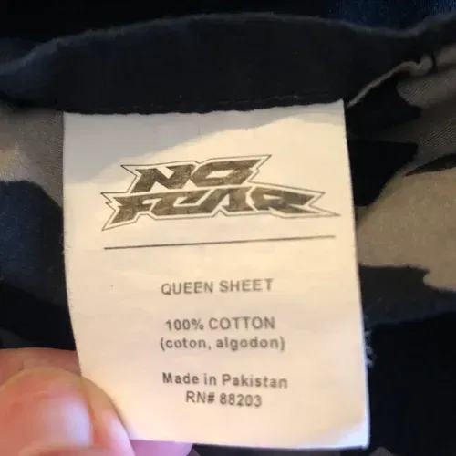 No Fear Motorcycle Comforter Set Queen Size