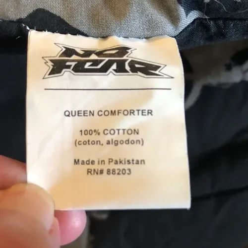 No Fear Motorcycle Comforter Set Queen Size